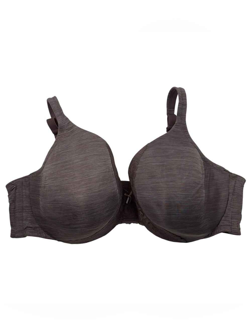 Cacique Lightly Lined Full Coverage Purple Heather Design Wire Plus Size Bra 50